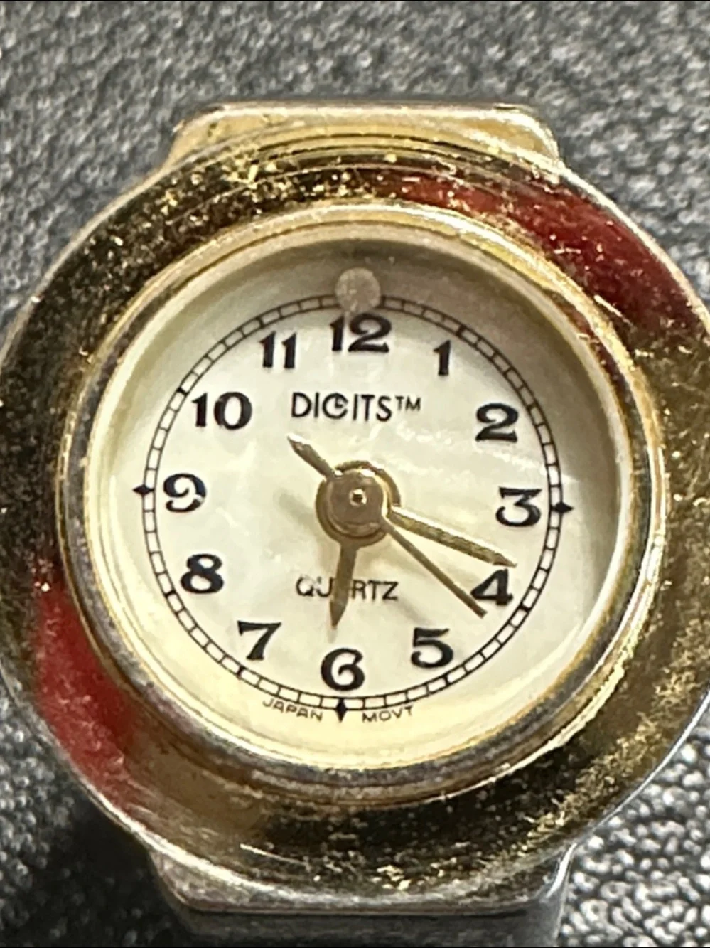 Bonetto Vintage Gold Tone 1980’s Ring Brooch Watch Bundle